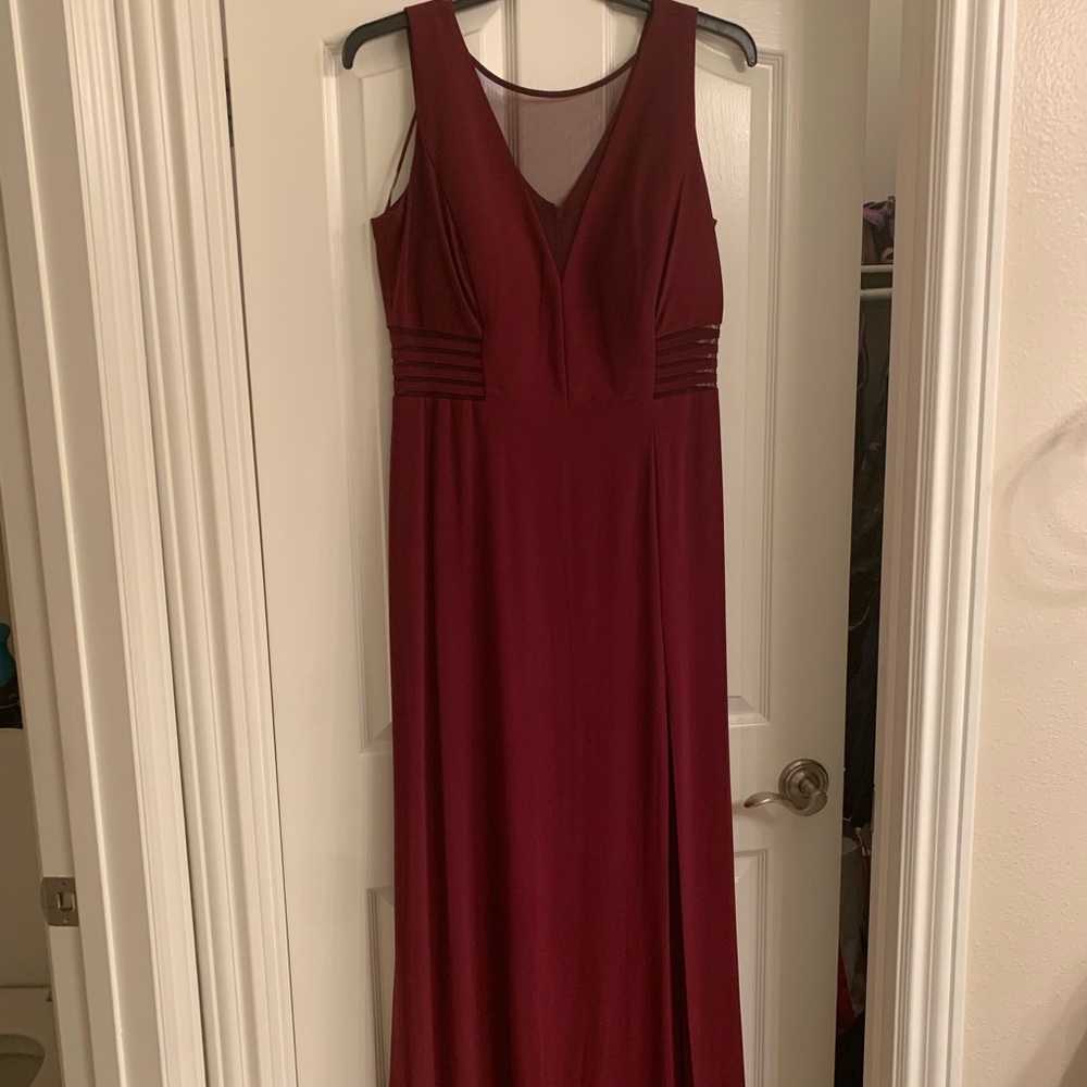 Merlot Evening Gown by Morgan & Co.